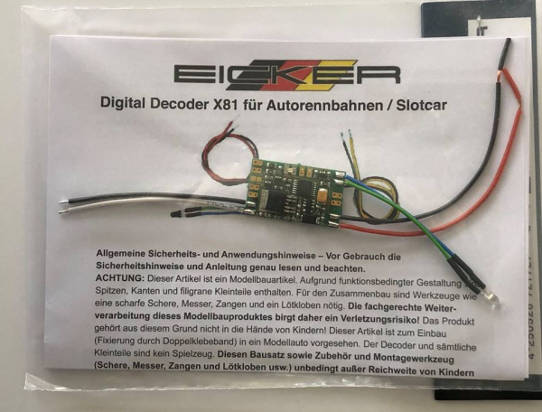 Eicker Racing Digital Decoder für Carrera Digital 132