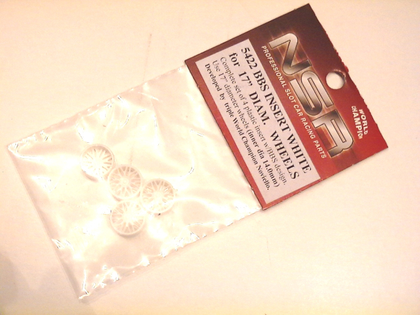 Felgeneinsatz Weiß 4Stück für 17mm Felge NSR 5422