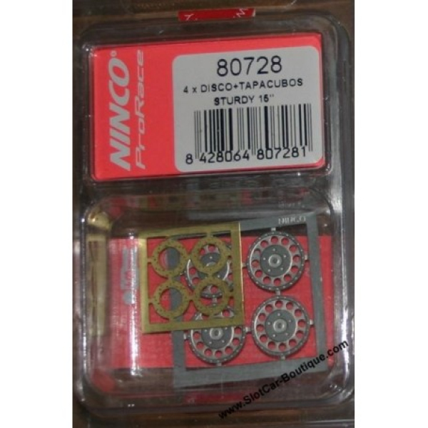 Ninco 4 x Felgeneinsatz 15" - 1:32