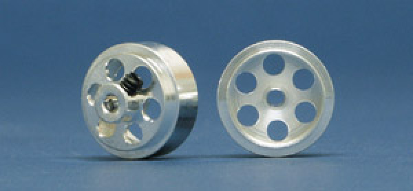 Alu-Felgen, Ø16x8mm f. Achsen Ø2,36mm, 2 Stück 5001