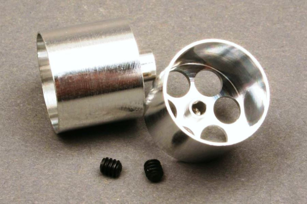 Alu-Felgen, Ø17x16X14mm f. Achsen Ø2,36mm, 2 Stück 5008