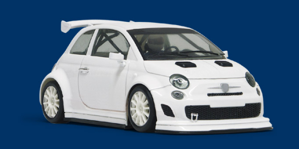 NSR Abarth 500  Body Kit Weiss  Slotcar 1:32 NSR 1051