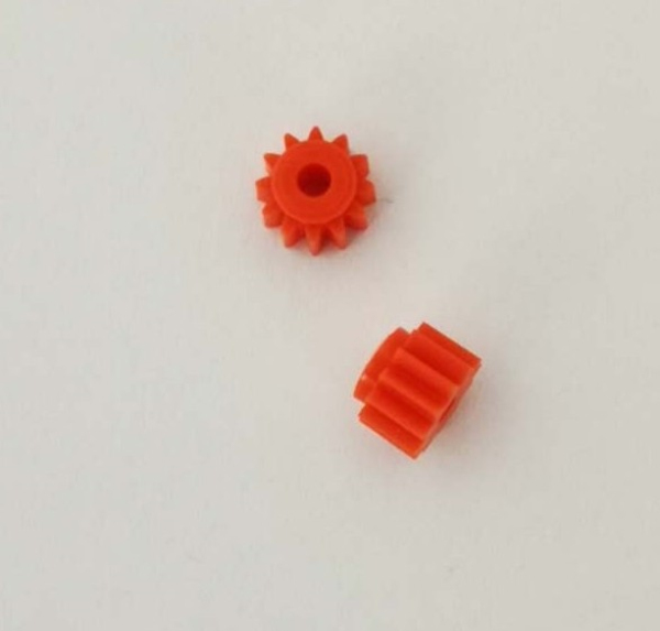 Motorritzel Kunststoff 12 Zähne 7 mm 2Stück