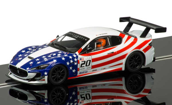Scalextric Maserati Trofeo 20 Stars&StripeHD -3603-