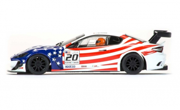 Scalextric Maserati Trofeo 20 Stars&StripeHD -3603-