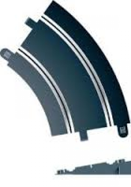 Scalextric R2 KURV.45GRAD M.10GRAD NEIG.2X Art 8296