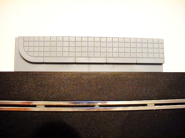 Bürgersteig 17,5 gerade rechts grau