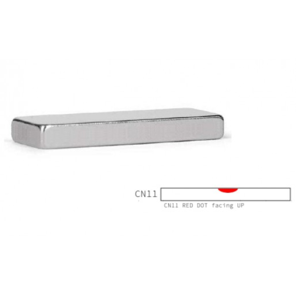 Slot.it Super Neodimium-Magnet, 25 x 8 x 4 mm