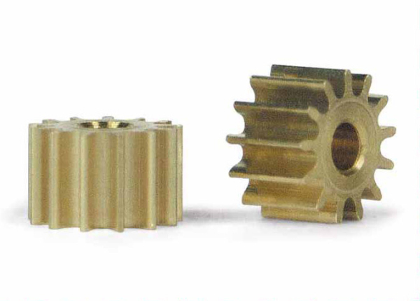 Slot it Motorritzel Messing für Angel-und Sidewinder 13Z 2Stück PS13