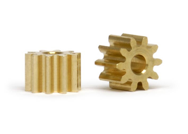 Slot it Motorritzel Messing für Inliner 10Z 2Stück PI10