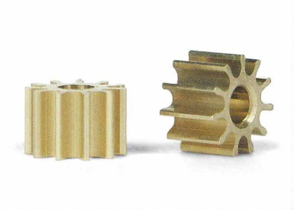 Slot it Motorritzel Messing für Inliner 11Z 2Stück PI11