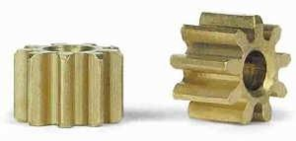 Slot it Motorritzel Messing für Inliner 9Z 2Stück PI09