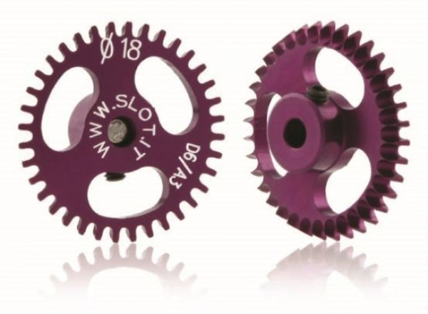 Slot it Zahnrad 36Z Ø18mm Alu Leicht 1Stück gs1836