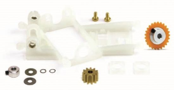 Umrüstkit offset Flat 1.0mm Z25 15 AW plastic / Z11 6,5mm  Slot.it KK14c